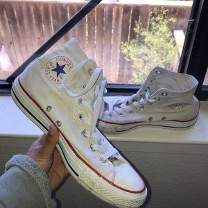 White high top converse